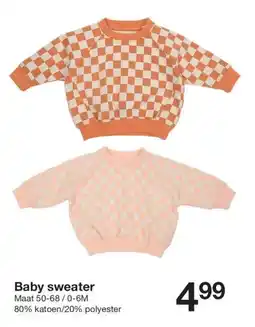 Zeeman Baby sweater aanbieding