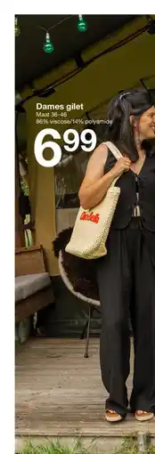 Zeeman Dames gilet aanbieding