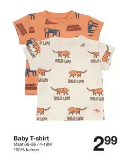 Zeeman Baby T-shirt aanbieding