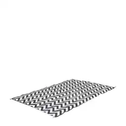 Bol.com Bo-Camp - Chill mat - Wave - L - Zwart/wit aanbieding