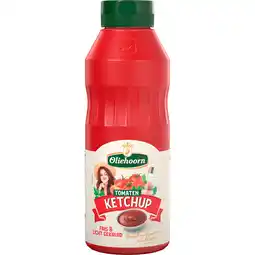 Jumbo Oliehoorn Tomaten Ketchup Fris & Licht Gekruid 465 ml aanbieding
