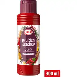 Jumbo Hela Kruiden Ketchup Curry Extra Hot 300 ml aanbieding