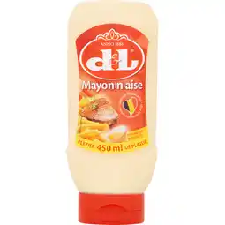 Jumbo D&L Mayonaise met Eieren Knijpfles 450 ml aanbieding