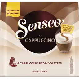 Jumbo Senseo Cappuccino Koffiepads 8 Stuks 92 g aanbieding