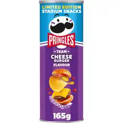 Jumbo Pringles Team Cheese Burger Flavour Limited Edition 165 g aanbieding