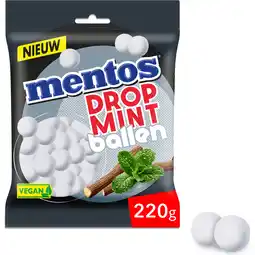 Jumbo Mentos Dropmintballen 220g aanbieding