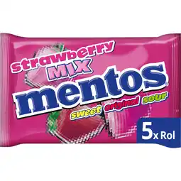 Jumbo Mentos Aardbei Mix Vegan 5-pack aanbieding