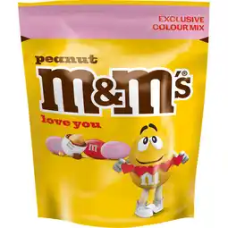 Jumbo M&M's Pink Mix Chocolade en Pinda in Suikerlaagje 150g aanbieding