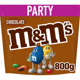 Jumbo M&M'S Choco chocolade snoepjes partyzak 800g aanbieding