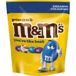 Jumbo M&M's Blue Mix Chocolade en Pinda in Suikerlaagje 150g aanbieding