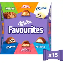 Jumbo MILKA Favourites Praline Chocoladereep - Mini 141g aanbieding
