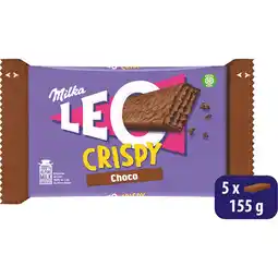 Jumbo Milka LEO Crispy Choco (5x31g) 155g aanbieding