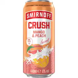 Jumbo Smirnoff Crush Mango&Peach 440ML aanbieding