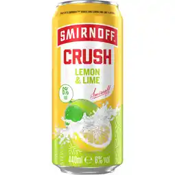 Jumbo Smirnoff Crush Lime 440ML aanbieding