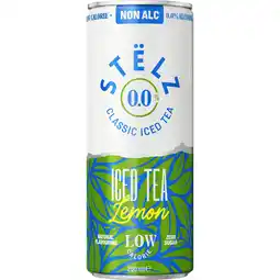 Jumbo Stelz Iced Tea Lemon 0.0% 250ML aanbieding