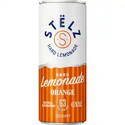 Jumbo STËLZ Hard Lemonade Orange 250ML aanbieding