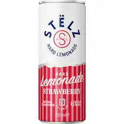 Jumbo STËLZ Hard Lemonade Strawberry 250ML aanbieding