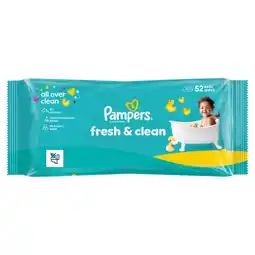 Jumbo Pampers Fresh Clean Babydoekjes, 52 Doekjes aanbieding