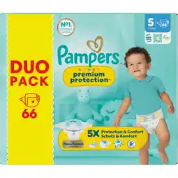 Jumbo Pampers Premium Protection Maat 5, 66 Luiers aanbieding