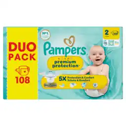 Jumbo Pampers Premium Protection Maat 2, 108 Luiers aanbieding