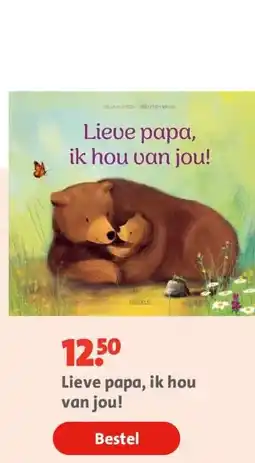 Bruna Lieve papa, ik hou van jou! aanbieding