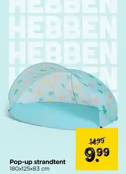 Xenos Pop-up strandtent aanbieding