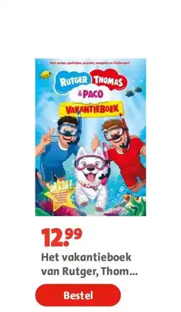 Bruna Het vakantieboek van Rutger, Thomas en Paco aanbieding