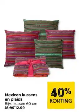 Xenos Mexican kussens en plaids aanbieding