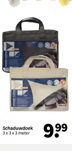 Wibra Schaduwdoek aanbieding
