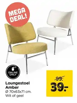 Xenos Loungestoel Amber aanbieding