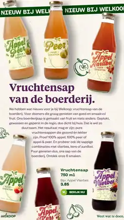 Welkoop Vruchtensap 750 ml aanbieding