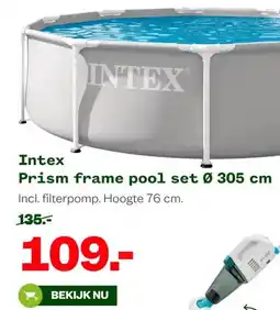 Welkoop Intex Prism frame pool set Ø 305 cm aanbieding
