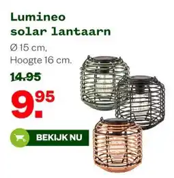 Welkoop Lumineo solar lantaarn aanbieding
