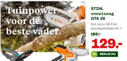 Welkoop STIHL snoeizaag GTA 26 aanbieding