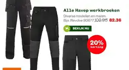 Welkoop Alle Havep werkbroeken aanbieding