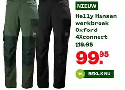 Welkoop Helly Hansen werkbroek Oxford 4Xconnect aanbieding