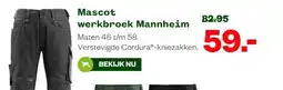 Welkoop Mascot werkbroek Mannheim aanbieding