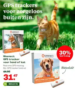 Welkoop Weenect GPS tracker voor hond of kat aanbieding