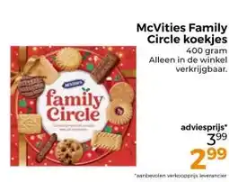 Trekpleister McVities Family Circle koekjes aanbieding