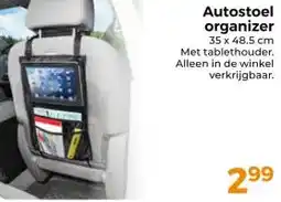 Trekpleister Autostoel organizer aanbieding
