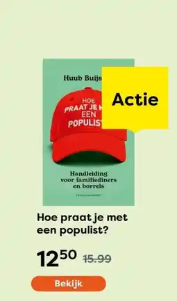 The Read Shop Hoe praat je met een populist? aanbieding
