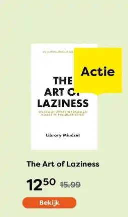 The Read Shop The Art of Laziness aanbieding