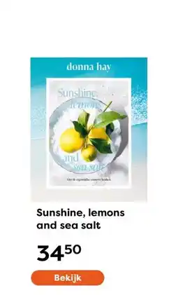 The Read Shop Sunshine, lemons and sea salt aanbieding