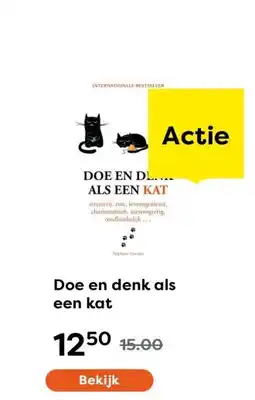 The Read Shop Doe en denk als een kat aanbieding