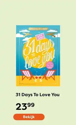 The Read Shop 31 Days To Love You aanbieding