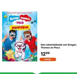 The Read Shop Het vakantieboek van Rutger, Thomas en Paco aanbieding