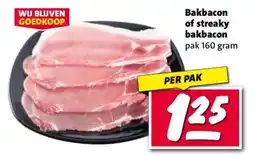 Nettorama Bakbacon of streaky bakbacon aanbieding