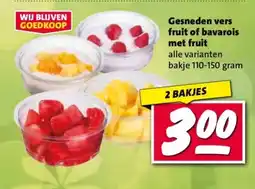 Nettorama Gesneden vers fruit of bavarois met fruit aanbieding