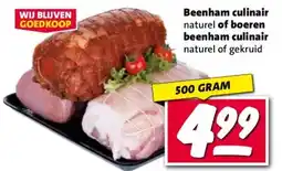 Nettorama Beenham culinair naturel of boeren beenham culinair aanbieding
