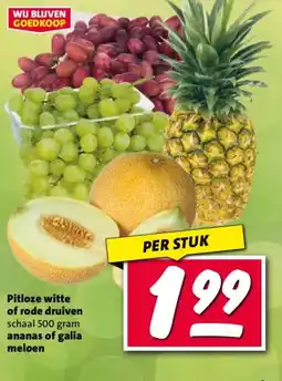 Nettorama Pitloze witte of rode druiven aanbieding